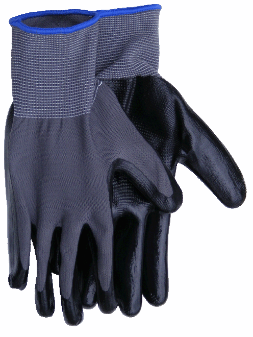 Nylon Knit Nitrile Palm Glove