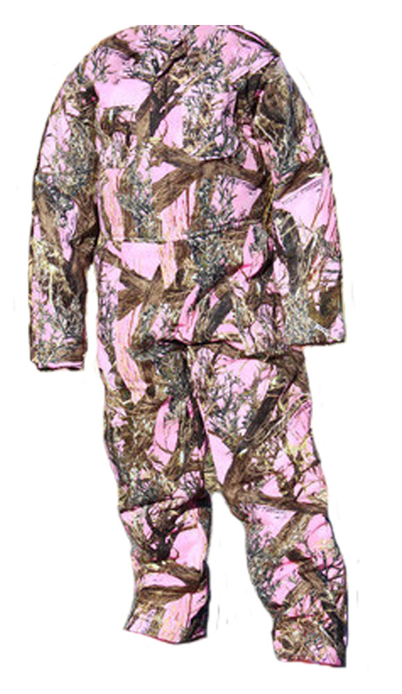 Youth Pink Camo Coveralls