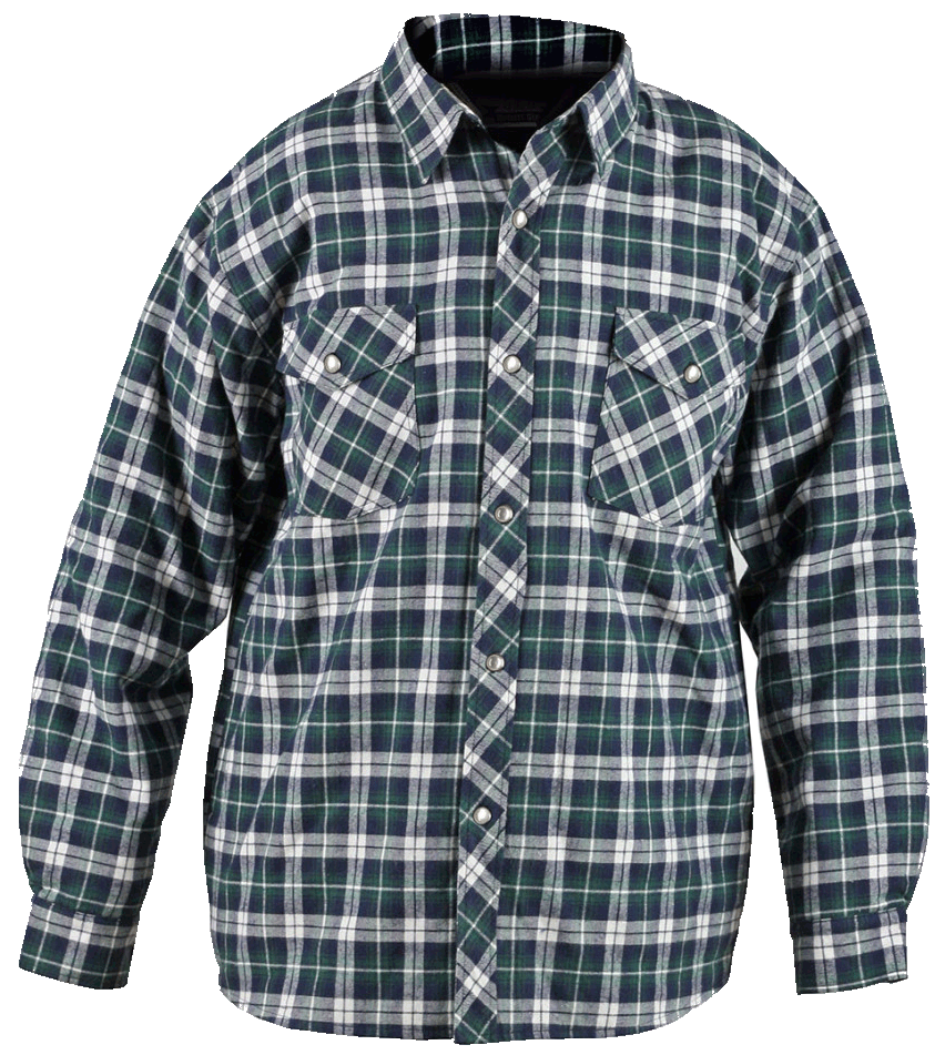 Cotton Flannel Insulated Jacket - Click Image to Close