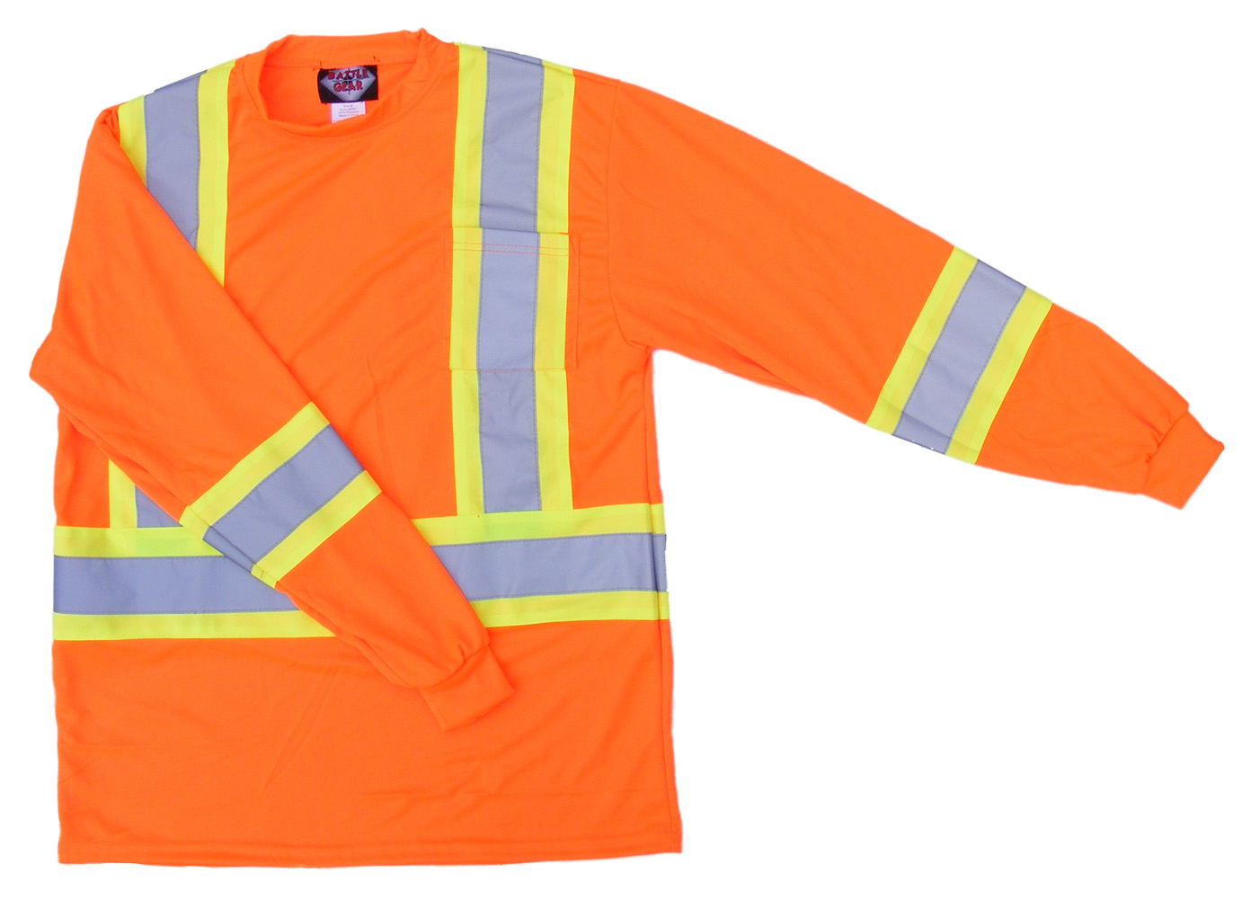 Mesh Safety Longsleeve Shirt - Orange